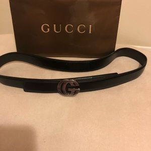 Leather Gucci Belt
